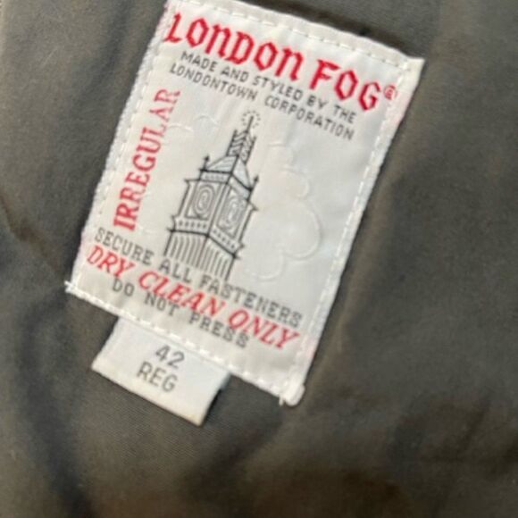 Vintage London Fog Winning Edge Wool Flannel Lined Jacket EUC Sz 42r Excellent C - Picture 4 of 5